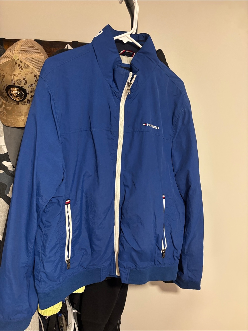Tommy Hilfiger Men’s Zip-Up vintage Windbreaker